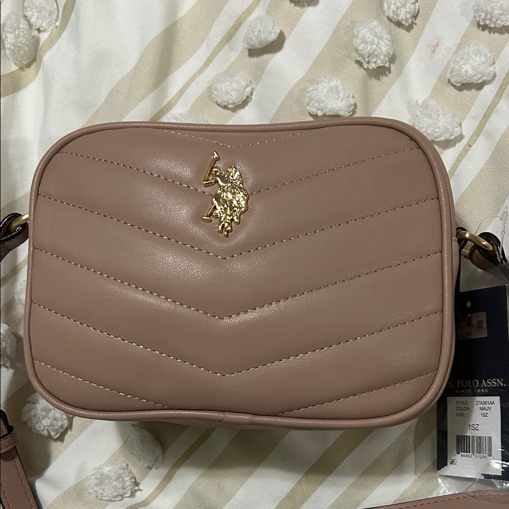 U.S. Polo Assn. Mauv Crossbody Bag